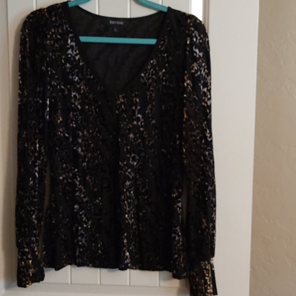 Karen Kane animal print top